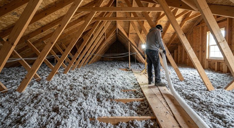 Cellulose Insulation Blowing in Georgetown, TX
