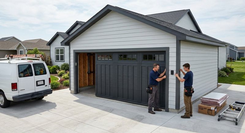 Four Car Garage Installation in South Houston, TX
