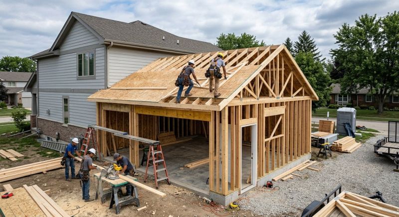 Metal Garage Construction in Houston, TX