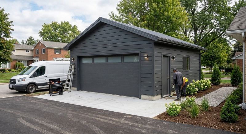 Wood Garage Installation in North Charleston, SC