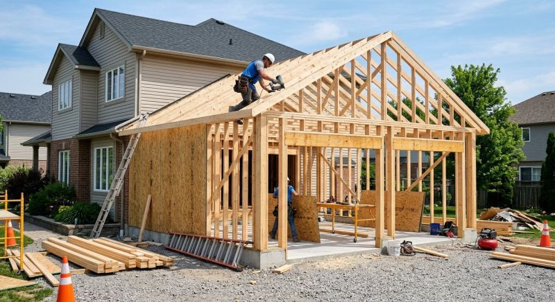 Wood Garage Installation in Katy, TX