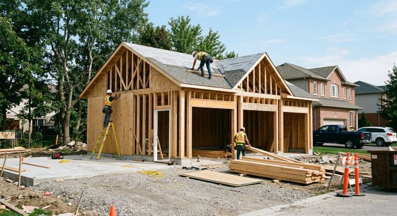 Wood Garage Installation in Pearland, TX